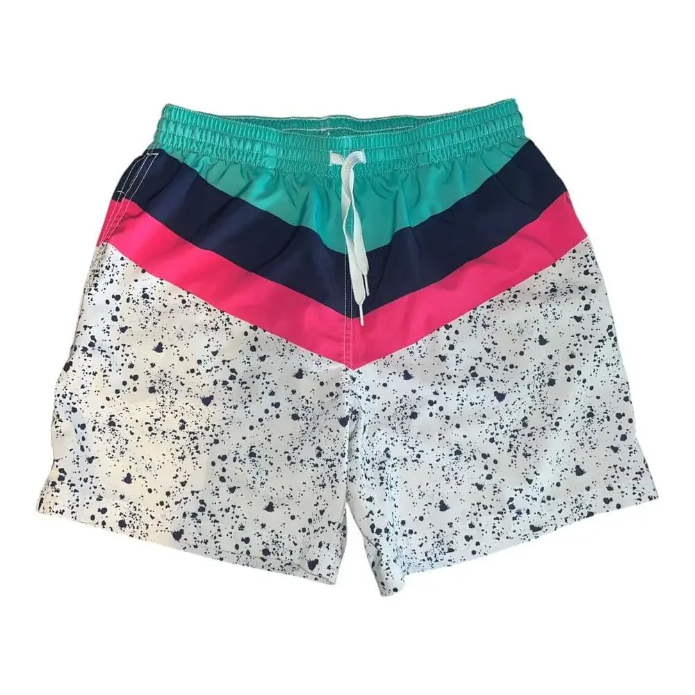 Mens Swim trunks lot of 4 Chubbies/Calvin Klein 5.5/6 inseam